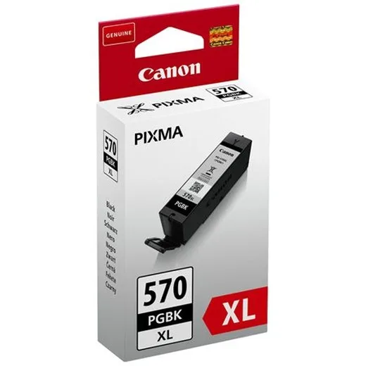 PGI-570BXL Toner pre tlačiarne Pixma MG5750, 6850, 7750, CANON čierna, 22 ml