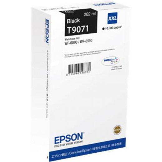 C13T907140 náplň do tlačiarne WF-6090, WF-6590, EPSON, čierna, 10k