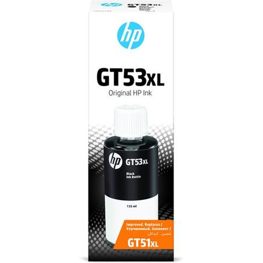 1VV21AE náplň do HP Designjet GT 5810, InkTank 410 tlačiarní, HP GT53XL, čierna, 6k