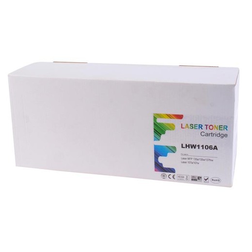 W1106A laserový toner, new chip, TENDER®, čierna, 1k