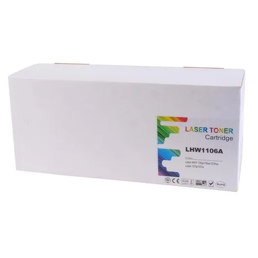 W1106A laserový toner, new chip, TENDER®, čierna, 1k