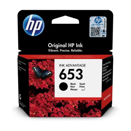 3YM75AE atramentová náplň k DeskJet Plus Ink Advantage 6075 All-in-One tlačiarni, HP 653, čierna, 360 strán