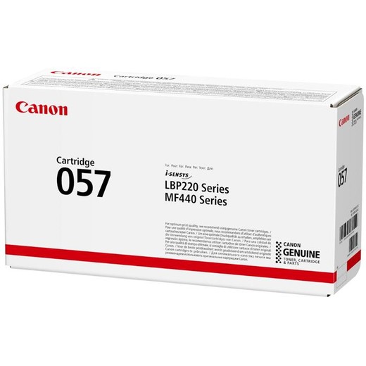 CRG-057 Laserový toner LBP 223DW, MF445DNWF na tlačiareň, CANON, čierny, 3,1k