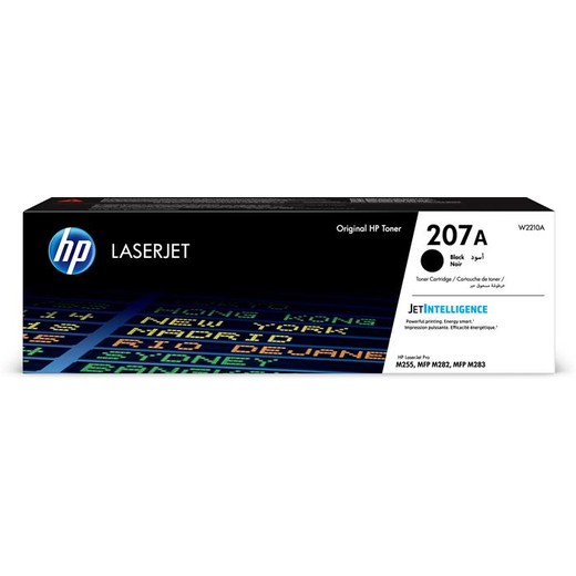 W2210A laserový toner do Color LaserJet Pro M182N, M183FW tlačiarní, HP 207A, čierna, 1,35k