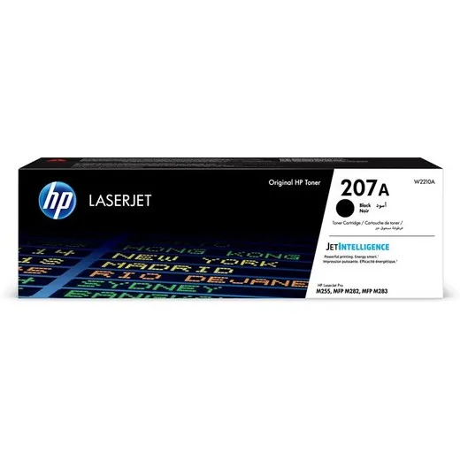W2210A laserový toner do Color LaserJet Pro M182N, M183FW tlačiarní, HP 207A, čierna, 1,35k