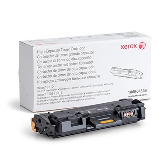 106R04348 Laserový toner pre B205, B210, B215 tlačiarne, XEROX, čierna, 3k