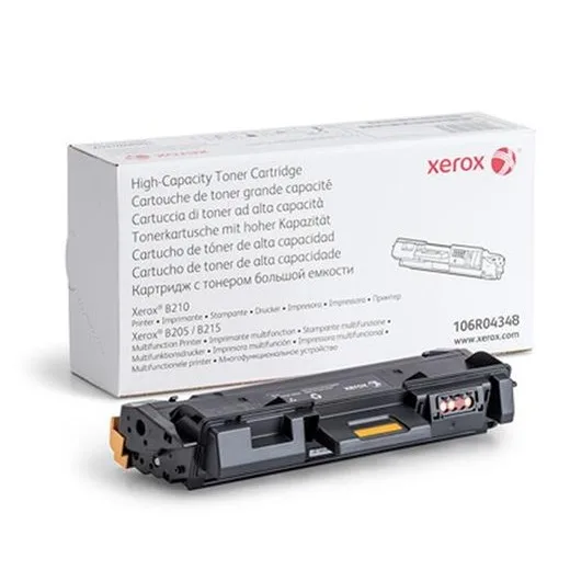 106R04348 Laserový toner pre B205, B210, B215 tlačiarne, XEROX, čierna, 3k
