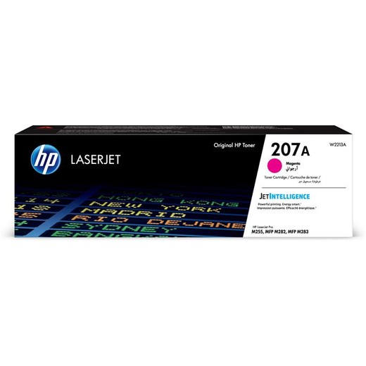 W2213A Laserový toner pre Color LaserJet Pro M182N, M183FW tlačiarne, HP 207A, magenta, 1,25k