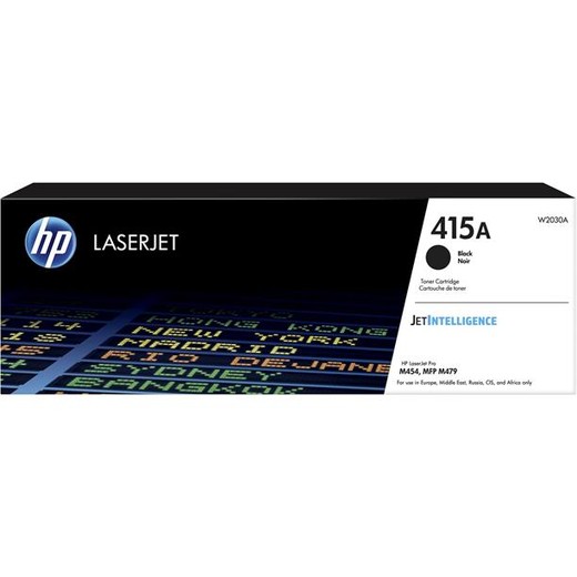 W2030A laserový toner, k tlačiarňam Color LaserJet Pro M454, MFP M479, HP 415A, čierna, 2,4k