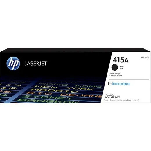 W2030A laserový toner, k tlačiarňam Color LaserJet Pro M454, MFP M479, HP 415A, čierna, 2,4k