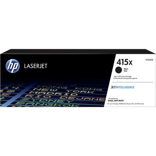 W2030X laserový toner, k tlačiarňam Color LaserJet Pro M454, MFP M479, HP 415X, čierna, 7,5k