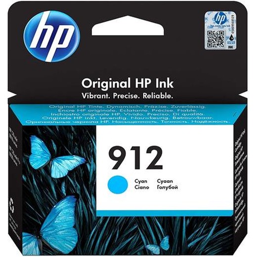 3YL77AE náplň do Officejet 8023 All-in-One tlačiarní, HP 912, cyan, 315 strán
