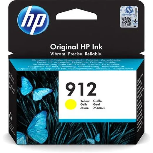 3YL79AE náplň do Officejet 8023 All-in-One tlačiarní, HP 912, žltá, 315 strán
