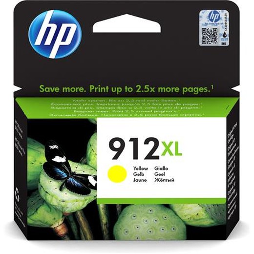 3YL83AE náplň do Officejet 8023 All-in-One tlačiarní, HP 912XL, žltá, 825 strán