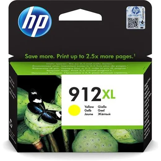 3YL83AE náplň do Officejet 8023 All-in-One tlačiarní, HP 912XL, žltá, 825 strán