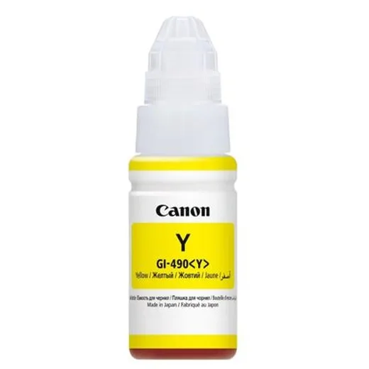 GI490 náplň do tlačiarní Pixma MFP G2411, G3411, G4411, CANON, žltá, 70 ml