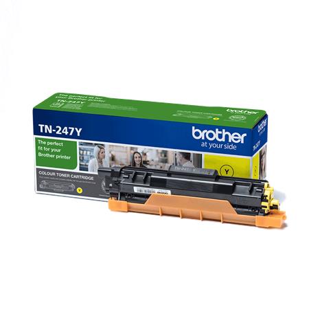 TN247Y Laserový toner k tlačiarňam HL-L3210, HL-L3270, DCP-L3510, MFC-L3730, BROTHER, žltý, 2,3k