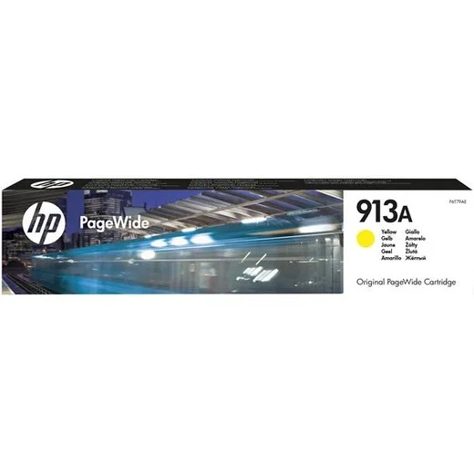 F6T79AE náplň pre PageWide 352, 377, PageWide Pro 452, 477 tlačiarne, HP 913, žltá, 3,5k