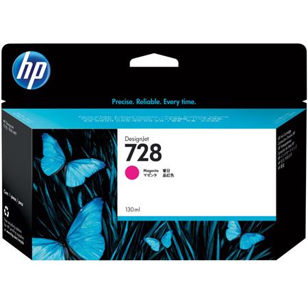 F9J66A náplň pre DesignJet T730, T830 tlačiarne, HP 728, magenta, 130 ml