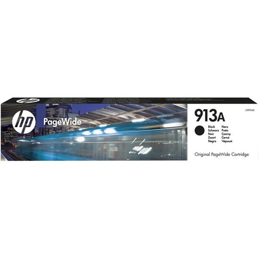 L0R95AE náplň pre PageWide 352, 377, PageWide Pro 452, 477 tlačiarne, HP 913, čierna, 3k