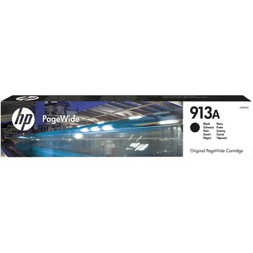 L0R95AE náplň pre PageWide 352, 377, PageWide Pro 452, 477 tlačiarne, HP 913, čierna, 3k