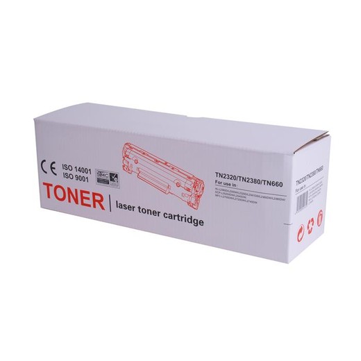 TN2320/TN2380/TN660 laserový toner, TENDER®, čierny, 2,6k