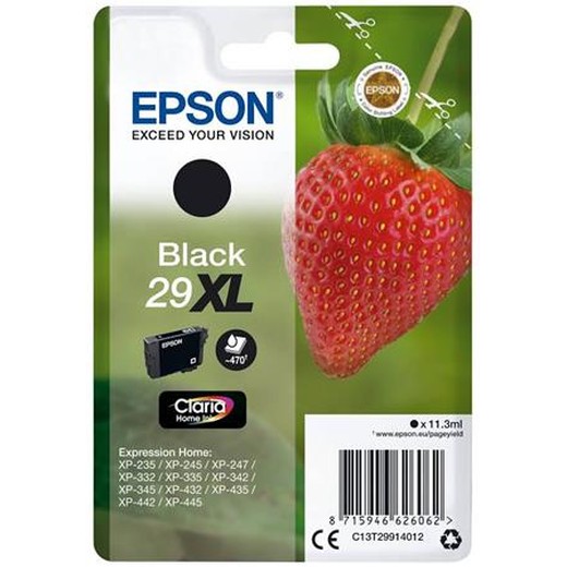 T29914012 Atramentová náplň k tlačiarni XP245, EPSON, čierna, 11,3 ml