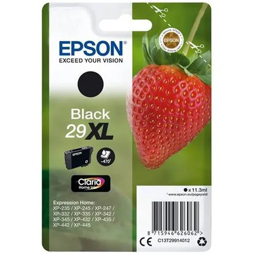 T29914012  Atramentová náplň k tlačiarni XP245, EPSON, čierna, 11,3 ml