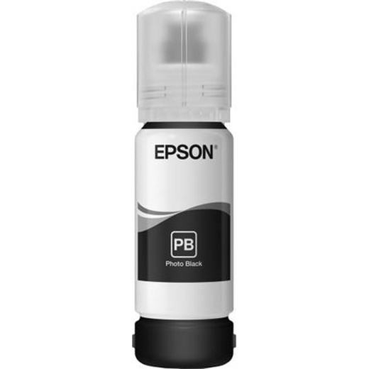 Atramentová náplň T00R140 k tlačiarniam Tinta EcoTank L7160, L7180, EPSON, foto čierna, 70 ml