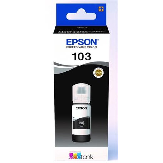 T00S14A náplň do tlačiarní EcoTank L3110, L3150, L1110, EPSON 103, čierna, 65 ml
