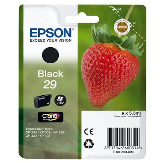C13T29814010 náplň do tlačiarne XP235/332, EPSON, čierna, 5,3ml
