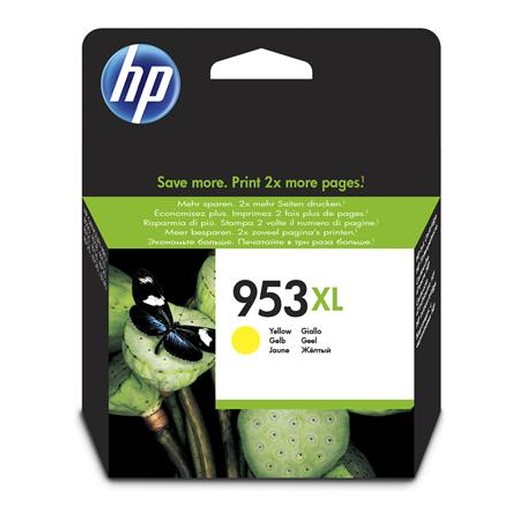 F6U18AE náplň do tlačiarní OfficeJet Pro 8210, 8700 séria, HP 953XL, žltá, 1,6k