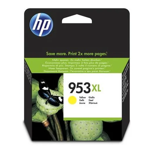 F6U18AE náplň do tlačiarní OfficeJet Pro 8210, 8700 séria, HP 953XL, žltá, 1,6k