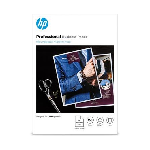 Foto papier 7MV80A, do laserových tlačiarní, A4, 200 g, matný, HP