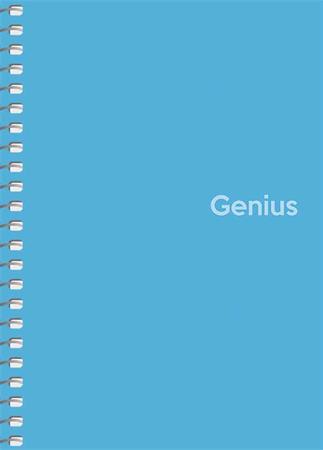 Špirálový zošit, štvorčekový, A6, 80 listov, PP obal, SHKOLYARYK "Genius", mix
