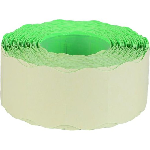 Cenové etikety, 25x16, FLUO zelená