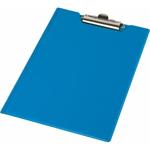 Podložka na písanie, s príklopom,  A4, rohové vrecko, PANTAPLAST, modrá