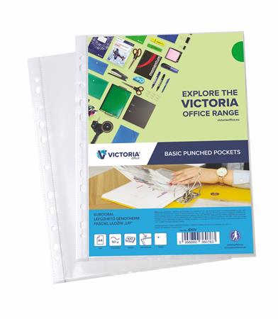 Euroobal, A4, 50 mikr., číry, VICTORIA OFFICE