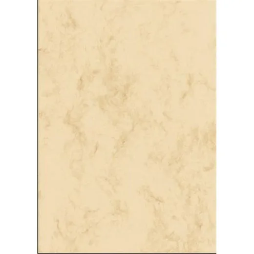 Predtlačený papier, obojstranný, A4, 200 g, SIGEL, béžový, mramorový