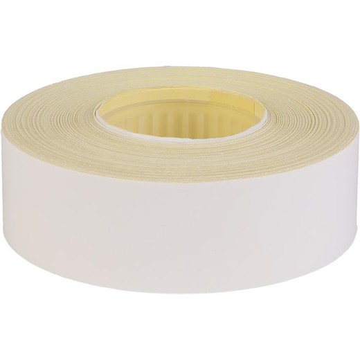 Cenové etikety, celé, 22 mm × 14,5 m, biela