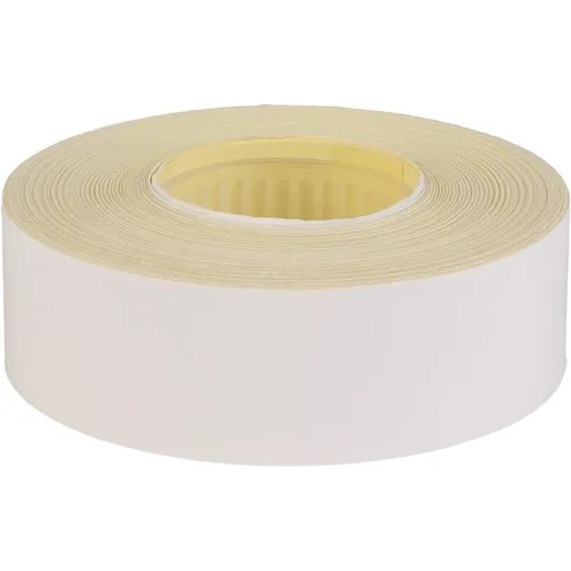 Cenové etikety, celé, 22 mm × 14,5 m, biela