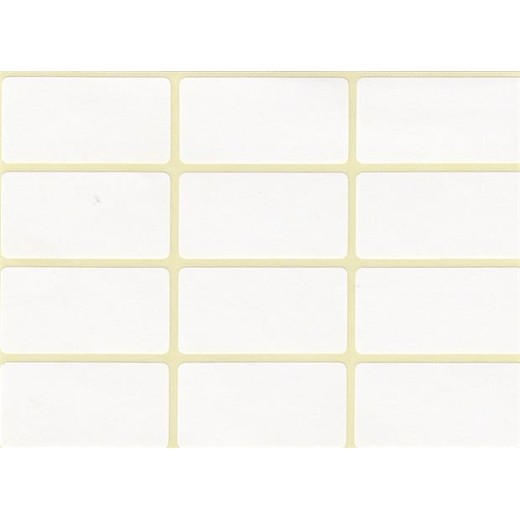 Etikety, 20x38 mm, 60 etikiet/bal