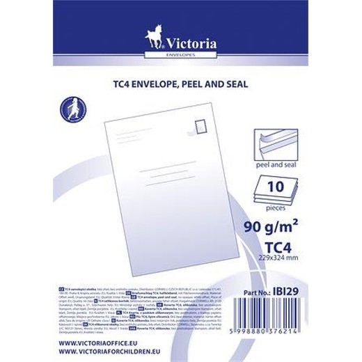 Obálky, TC4, silikónové, VICTORIA PAPER