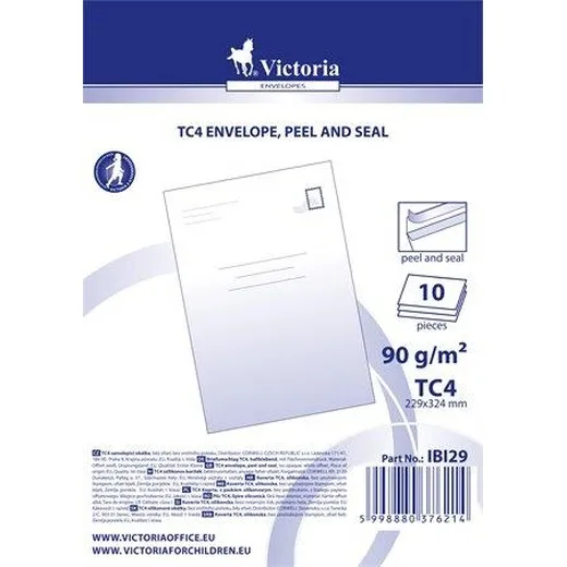 Obálky, TC4, silikónové, VICTORIA PAPER