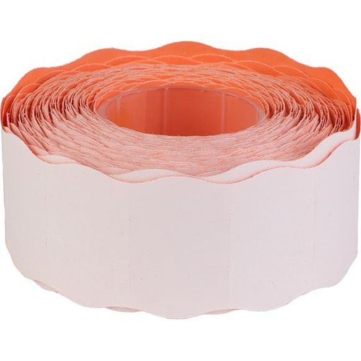 Cenové etikety, 25x12 mm, oranžová