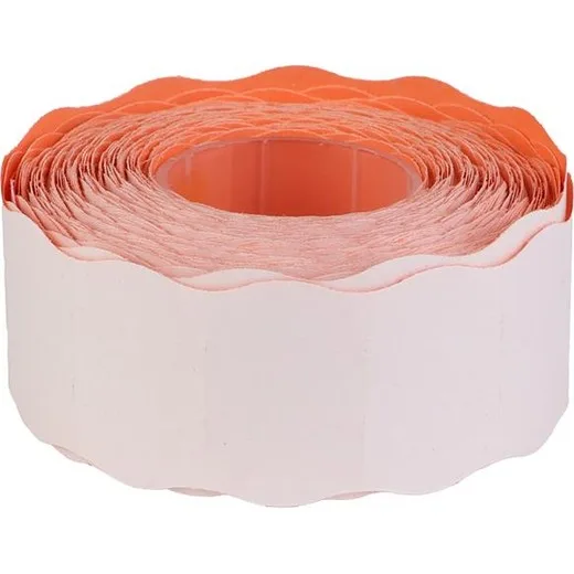 Cenové etikety, 25x12 mm, oranžová