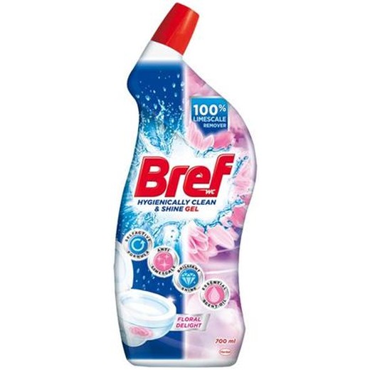 Čistiaci prostriedok na toalety "Bref", kvety, 700 ml