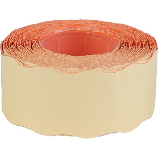 Cenové etikety, 25x16 mm, oranžová