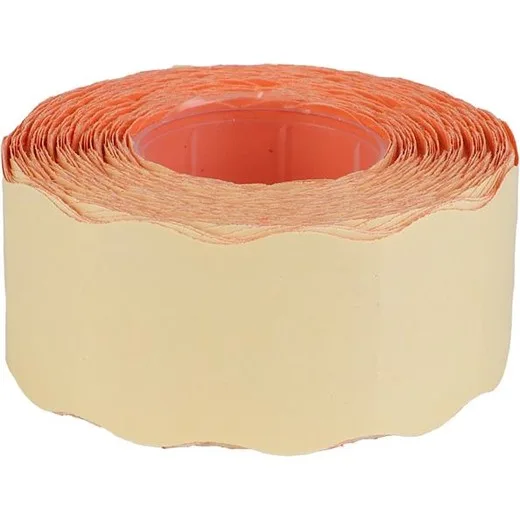 Cenové etikety, 25x16 mm, oranžová