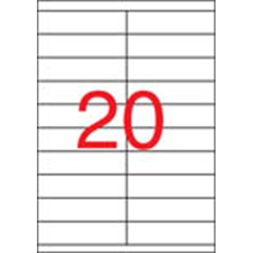 Etikety, univerzálne, 105x29 mm, APLI, 2000 etikiet/bal